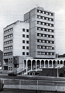 The extended student accommodation block in 1979 [MB2385c]